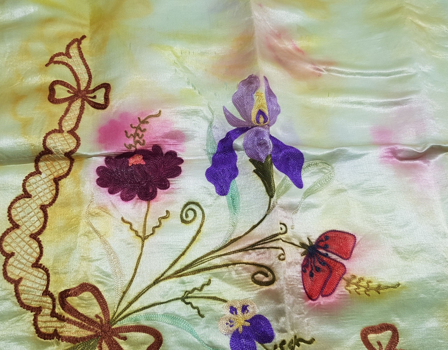 OSMANLI DÖNEMİ İPEK ATLAS GELİN BOHÇASI