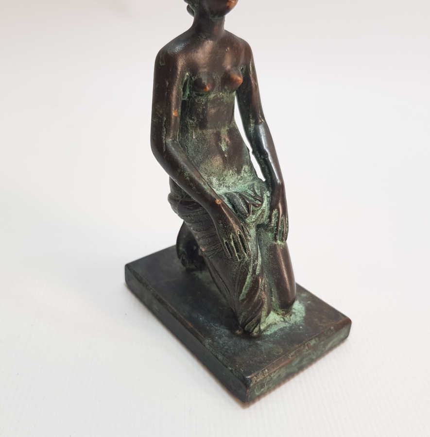 ANTİKA SANATÇI İŞİ BRONZ BİBLO