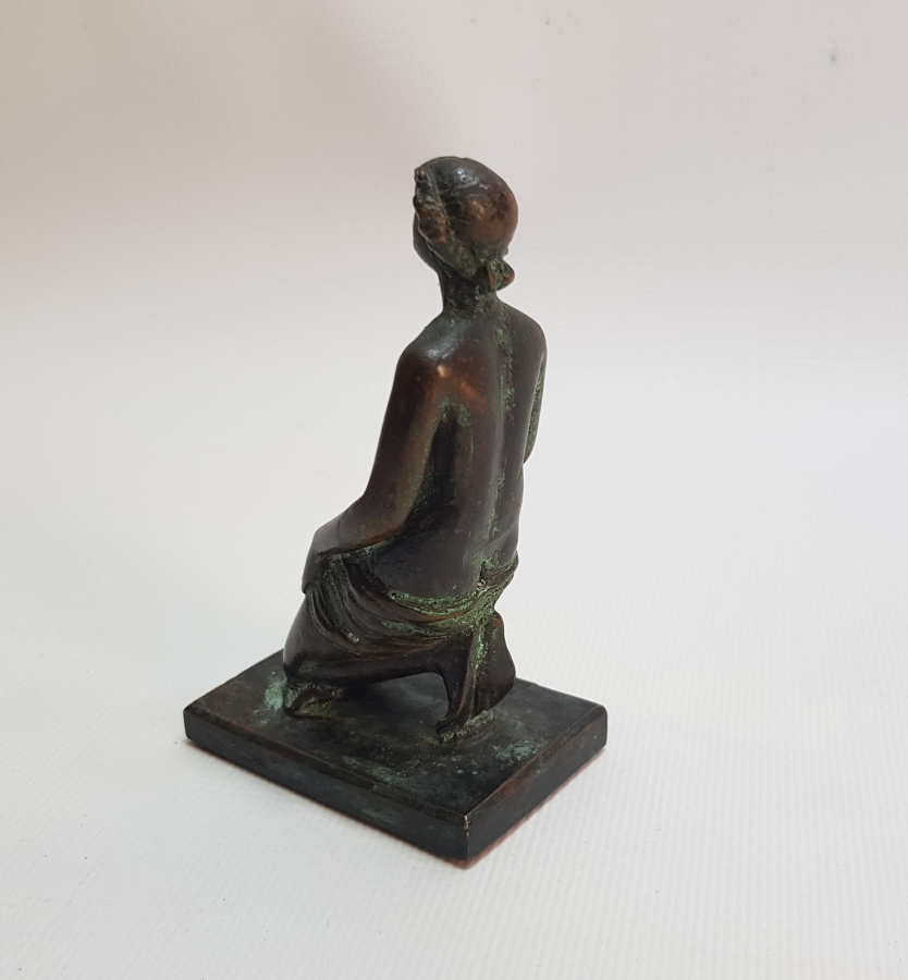 ANTİKA SANATÇI İŞİ BRONZ BİBLO