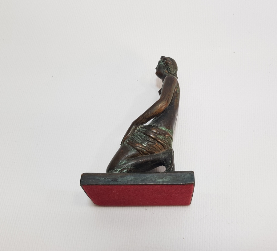 ANTİKA SANATÇI İŞİ BRONZ BİBLO