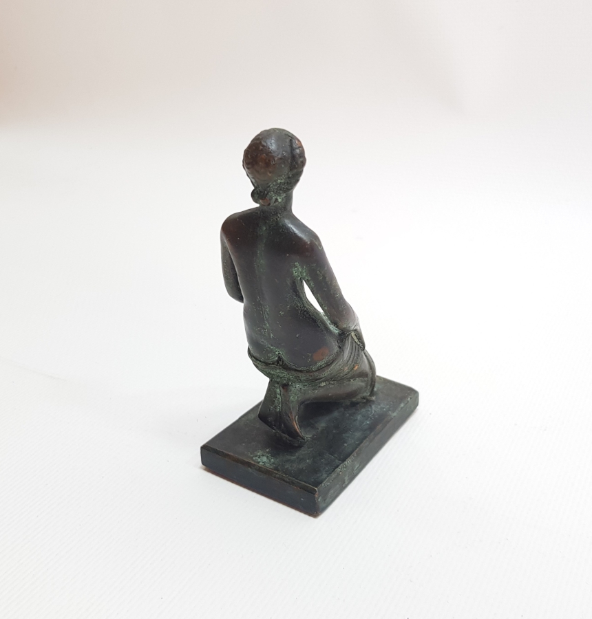 ANTİKA SANATÇI İŞİ BRONZ BİBLO