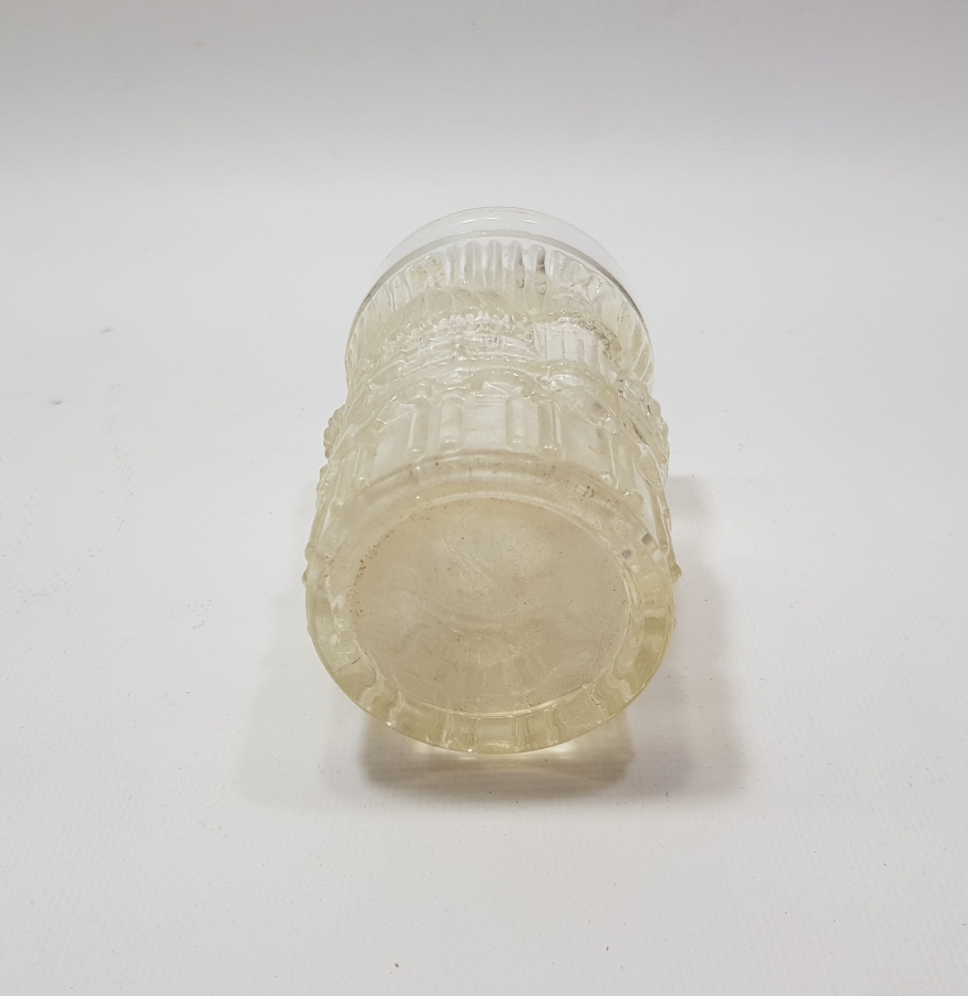 OSMANLI DÖNEMİ CAMİ RESİMLİ CAM BARDAK