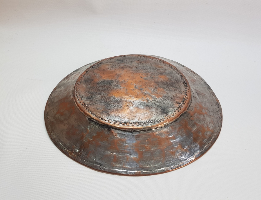 OSMANLI DÖNEMİ ORDU SANCAKTARINA AİT ÇOK NADİR BAKIR TABAK