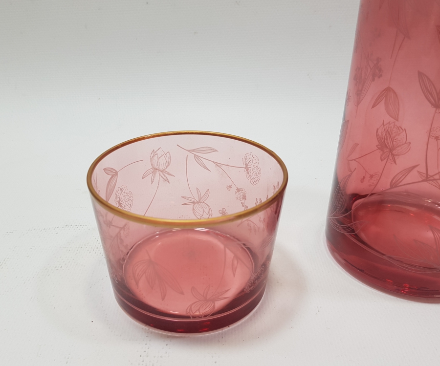 OSMANLI DÖNEMİ GECE SÜRAHİSİ VE BARDAĞI