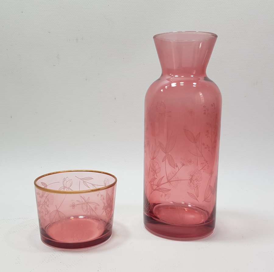 OSMANLI DÖNEMİ GECE SÜRAHİSİ VE BARDAĞI