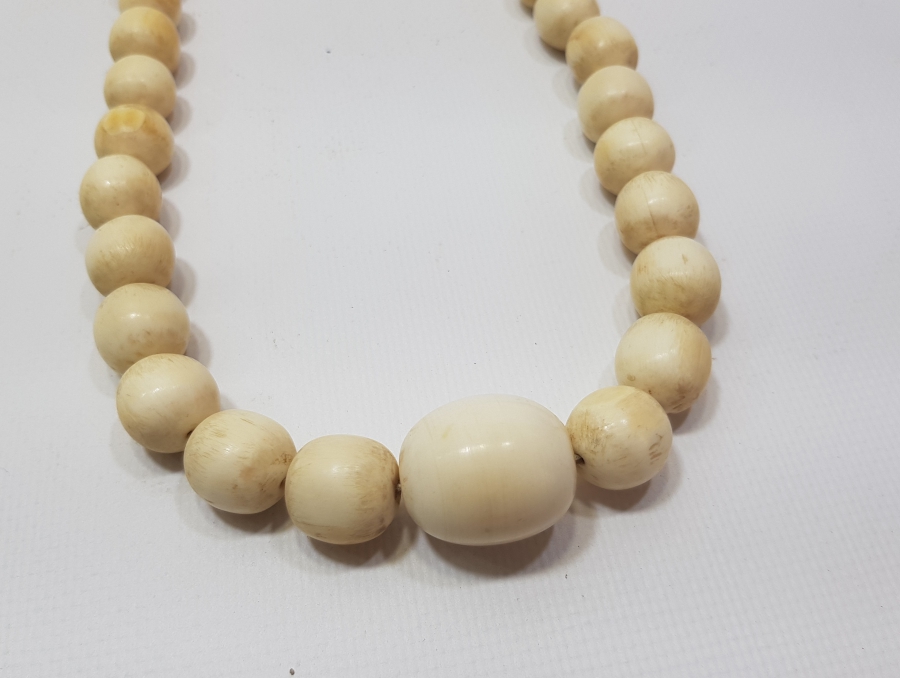 ANTİKA MORS DİŞİ KALLAVİ BOY KOLYE GERDANLIK