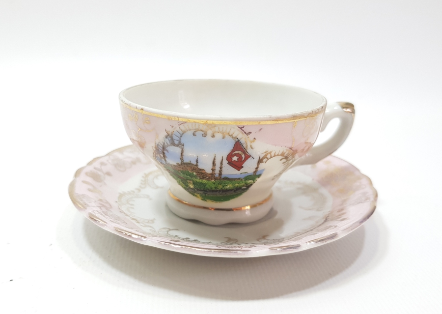 OSMANLI DÖNEMİ SULTAN AHMET CAMİ GÖRSELLİ KAHVE FİNCANI