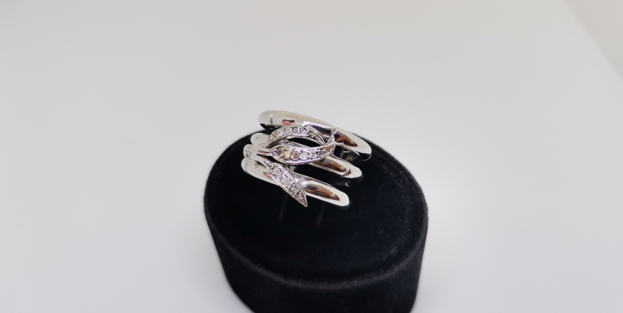 BUĞDAY BAŞAĞI TASFİRLİ PIRLANTA YÜZÜK