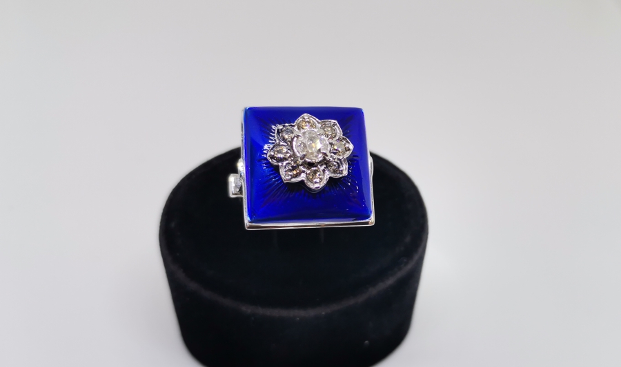 MİNE İŞÇİLİKLİ ÖZEL YAPIM PIRLANTA TAŞLI YÜZÜK