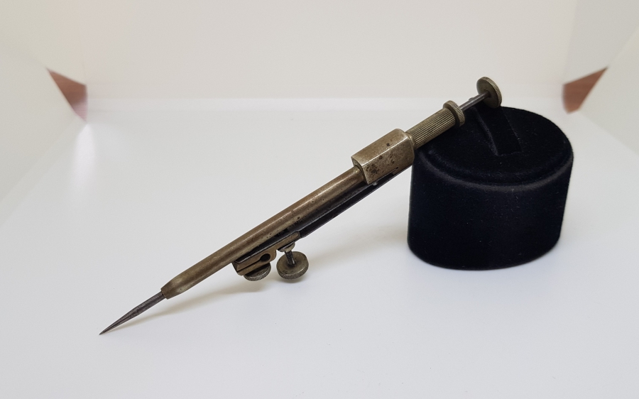 ÜZERİ CONSTANTİNOPLE YAZILI OSMANLI DÖNEMİ ÇOK NADİR MÜHENDİS PERGELİ