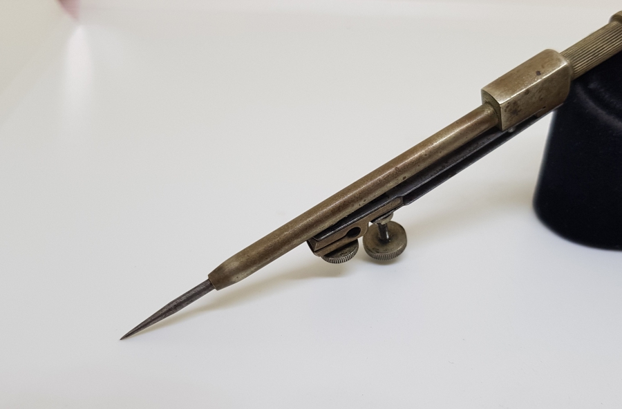 ÜZERİ CONSTANTİNOPLE YAZILI OSMANLI DÖNEMİ ÇOK NADİR MÜHENDİS PERGELİ