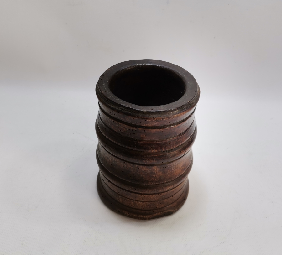 OSMANLI DÖNEMİ EL OYMA İŞÇİLİKLİ KARADENİZ YÖRESİ AHŞAP DİBEK