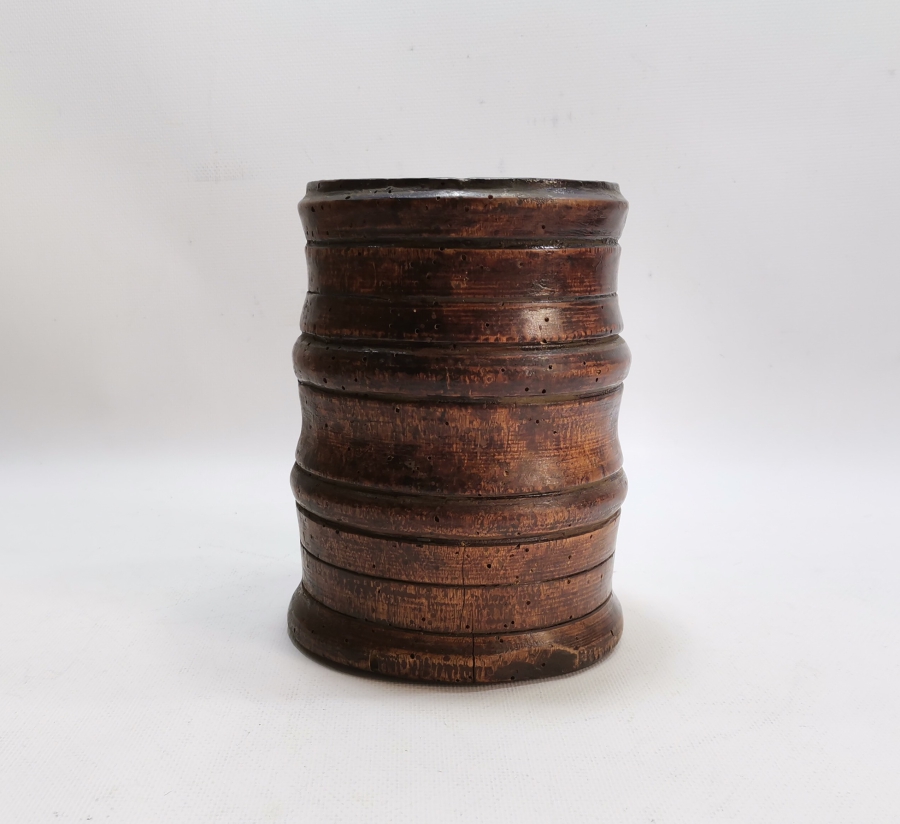 OSMANLI DÖNEMİ EL OYMA İŞÇİLİKLİ KARADENİZ YÖRESİ AHŞAP DİBEK