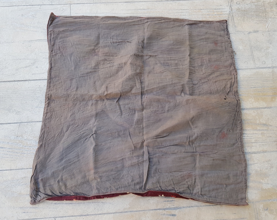 ÜZERİ MAŞALLAH YAZILI OSMANLI DÖNEMİ EL İŞİ ÇEYİZ BOHÇASI