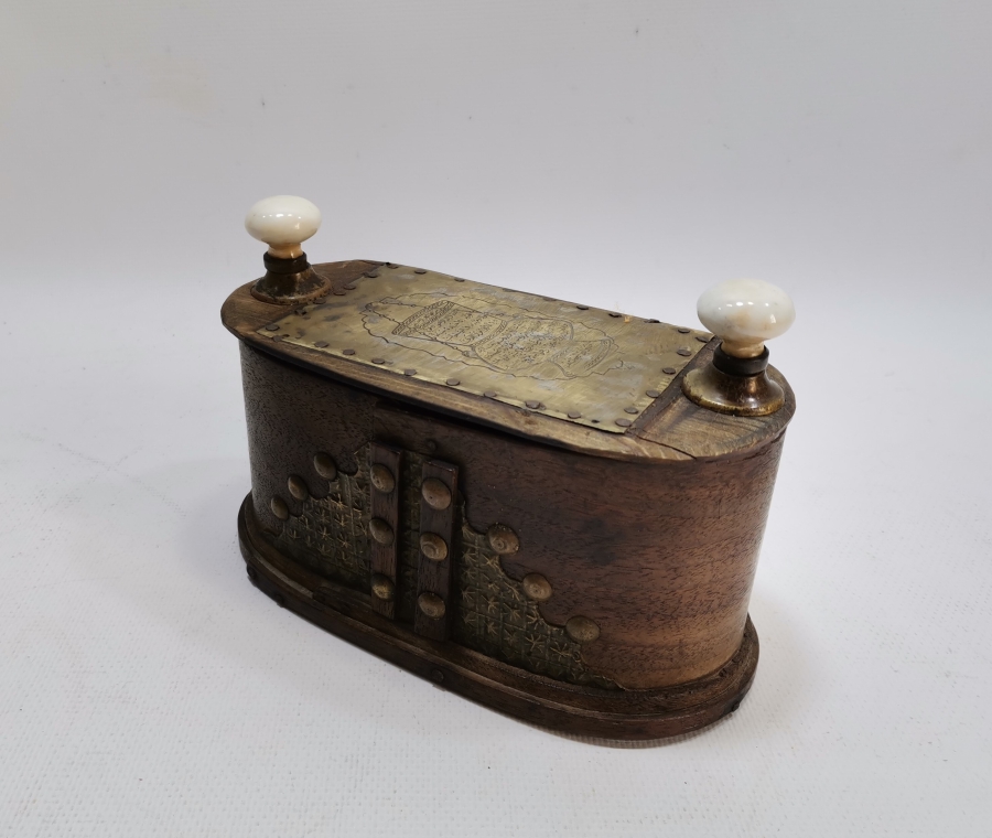 ÜZERİ AYETLİ ÇOK NADİR AHŞAP DESTİMAL-İ ŞERİF KUTUSU