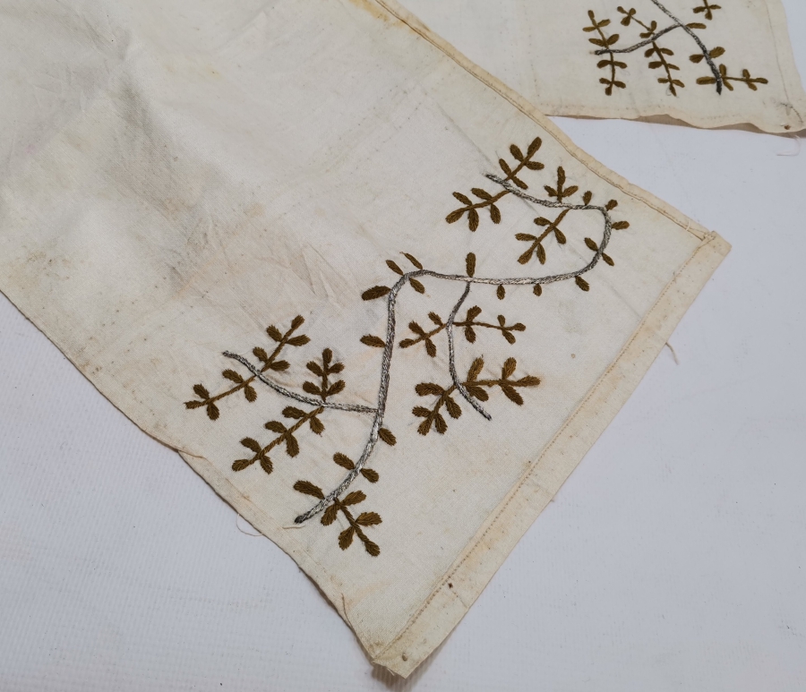 OSMANLI DÖNEMİ GÜMÜŞ SIRMA İŞÇİLİKLİ GELİN UÇKURU