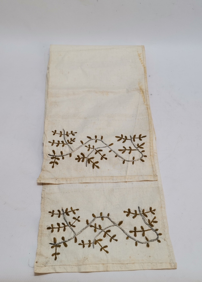 OSMANLI DÖNEMİ GÜMÜŞ SIRMA İŞÇİLİKLİ GELİN UÇKURU