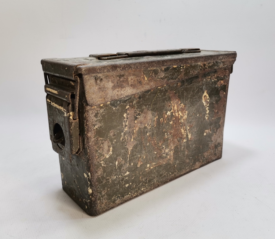 1. DÜNYA SAVAŞI DÖNEMİ OSMANLI MİTRALYÖZ MERMİ SANDIĞI