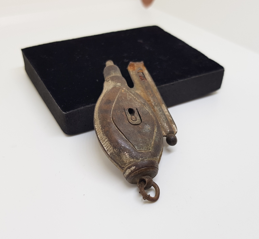 ÜZERİ RÜSUM PULLU OSMANLI DÖNEMİ İBRİK ÇAKMAK