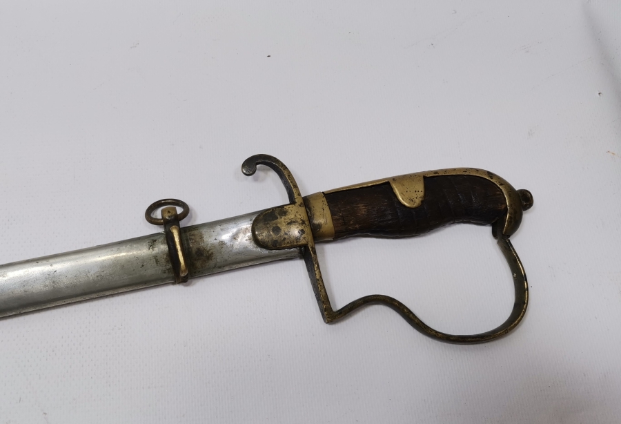 OSMANLI DÖNEMİ SÜVARİ ALAYI AMBLEMLİ SOLİNGEN YAPIMI GRAVÜRLÜ SÜVARİ SUBAYI KILICI