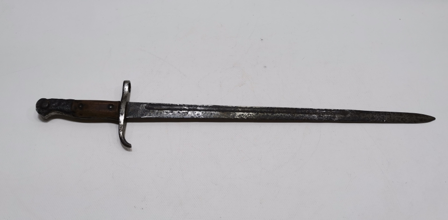 ÜZERİ OSMANLICA YAZILI VE AY YILDIZLI 1. DÜNYA SAVAŞI DÖNEMİ OSMANLI SÜNGÜ