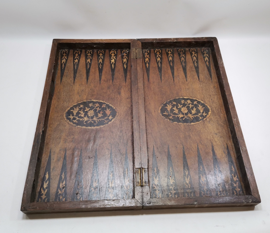 SANAYİ NEFİSE YAPIMI MARKUTERİ İŞÇİLİKLİ BURSA İŞİ ÇOK NADİR OSMANLI DÖNEMİ TAVLA