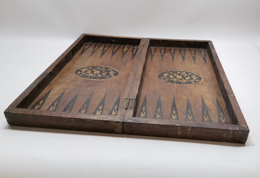 SANAYİ NEFİSE YAPIMI MARKUTERİ İŞÇİLİKLİ BURSA İŞİ ÇOK NADİR OSMANLI DÖNEMİ TAVLA