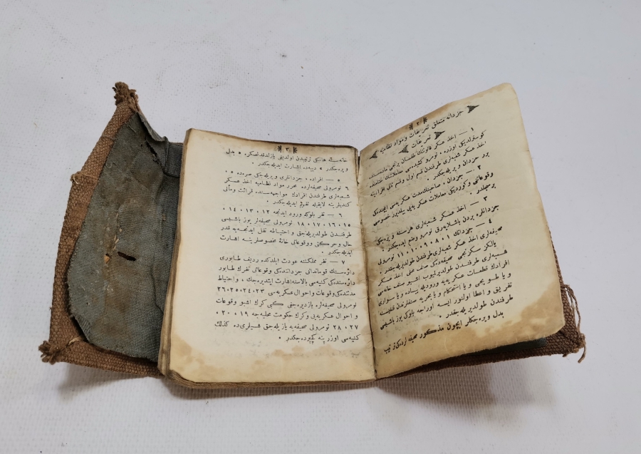 ORİJİNAL BAĞI VE KAMUFLAJIYLA ÇOK NADİR OSMANLI SUBAY MAAŞ CÜZDANI