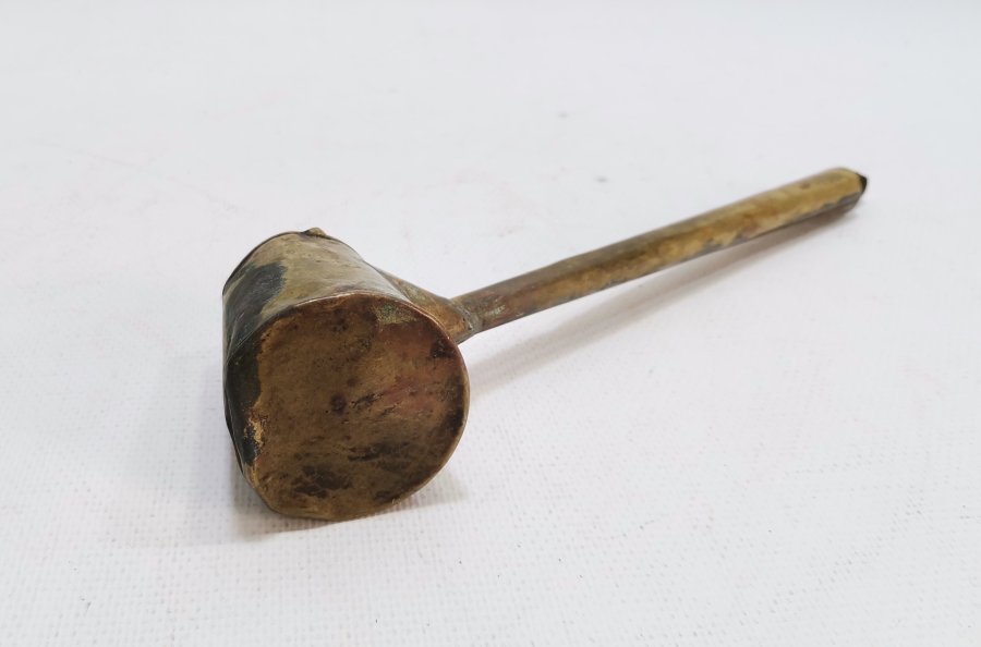 OSMANLI DÖNEMİ SÜLEYMANİYE İŞİ EL YAPIMI ÇOK NADİR SEYYAR KAHVECİ CEZVESİ