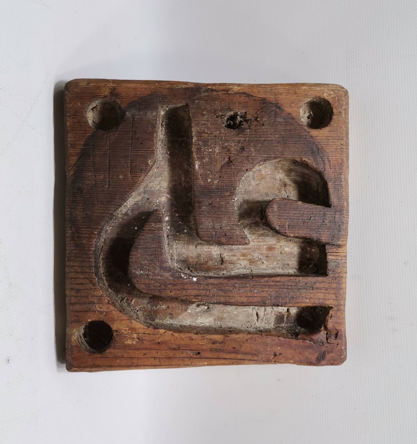 OSMANLI DÖNEMİ DEV BOYDA TEKKE İŞİ AHŞAP TILSIM GÖMLEK MÜHRÜ