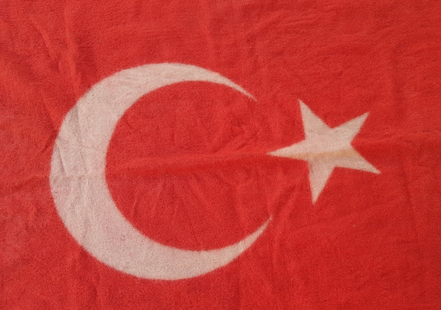 BÜYÜK BOY ANTİKA YÜN BAYRAK