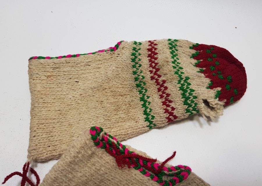 OSMANLI DÖNEMİ EL ÖRME PATİK