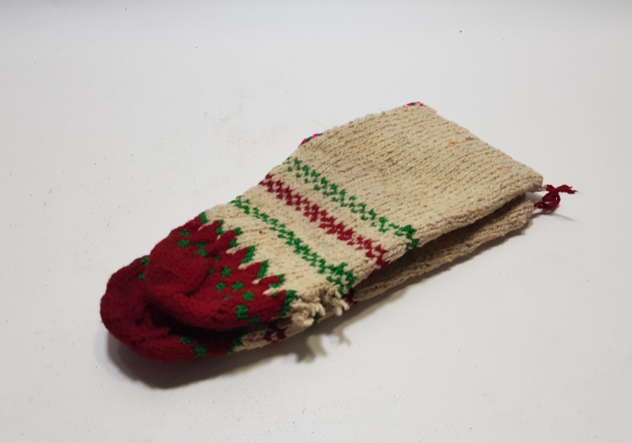 OSMANLI DÖNEMİ EL ÖRME PATİK