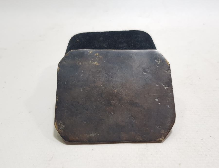 ÜZERİ OSMANLICA YAZILI BÜYÜK BOY METAL PLAKA