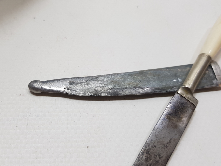 ORİJİNAL KININDA EL YAPIMI BURSA İŞİ ANTİKA SÜNNET KAMASI