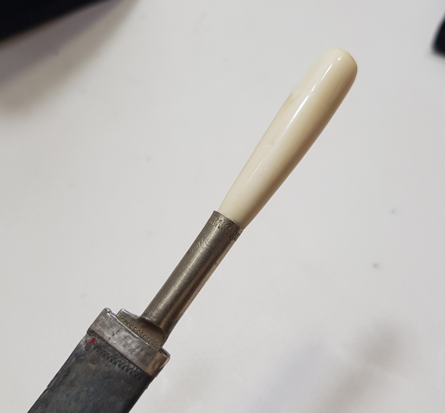 ORİJİNAL KININDA EL YAPIMI BURSA İŞİ ANTİKA SÜNNET KAMASI