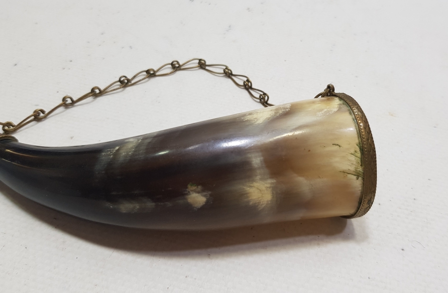 EL YAPIMI ANTİKA BOYNUZ KADEH