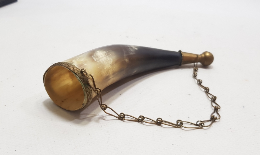 EL YAPIMI ANTİKA BOYNUZ KADEH