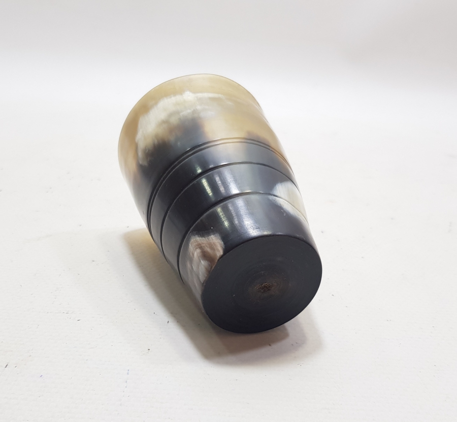 OSMANLI DÖNEMİ EL OYMA BOYNUZDAN MAMUL NADİR SU BARDAĞI