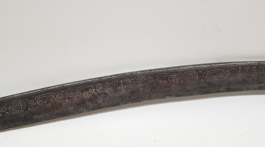 İKİ TARAFI GÜMÜŞ ÇAKMA İŞÇİLİKLİ OSMANLI DÖNEMİ DERVİŞ YATAĞAN KILICI