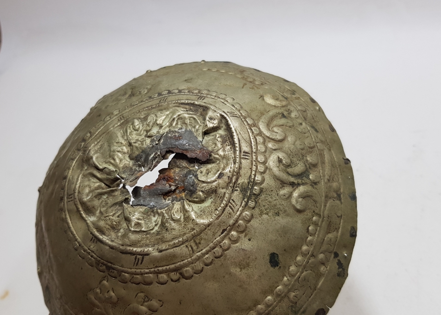 OSMANLI DÖNEMİ KABARTMA İŞÇİLİKLİ KUBBELİ GELİN TEPELİĞİ