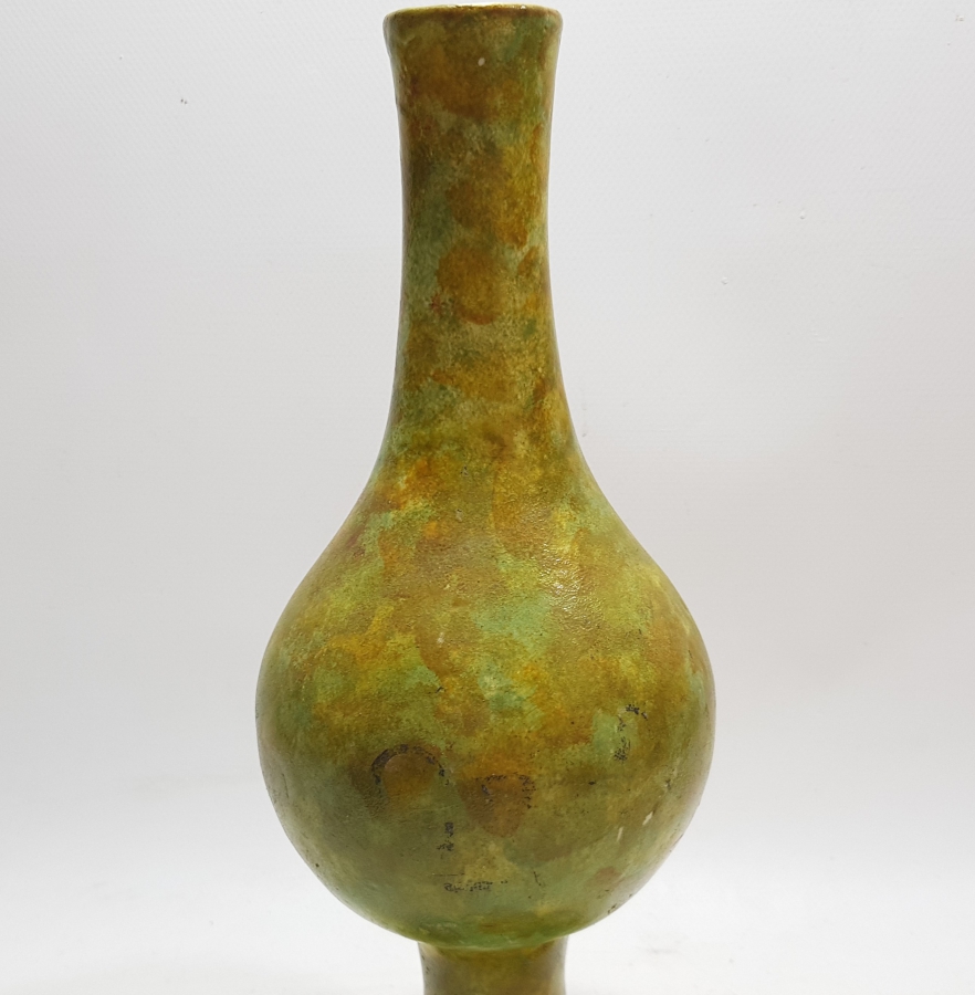 GÜLEBDAN FORMLU ÖZEL YAPIM ANTİKA VAZO