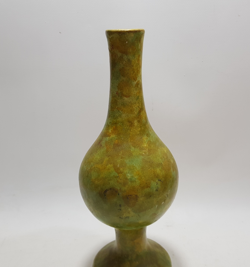 GÜLEBDAN FORMLU ÖZEL YAPIM ANTİKA VAZO