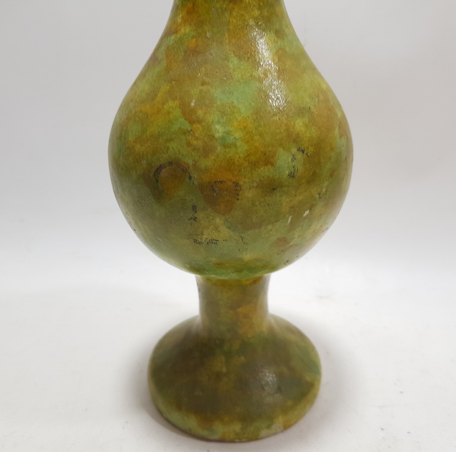 GÜLEBDAN FORMLU ÖZEL YAPIM ANTİKA VAZO