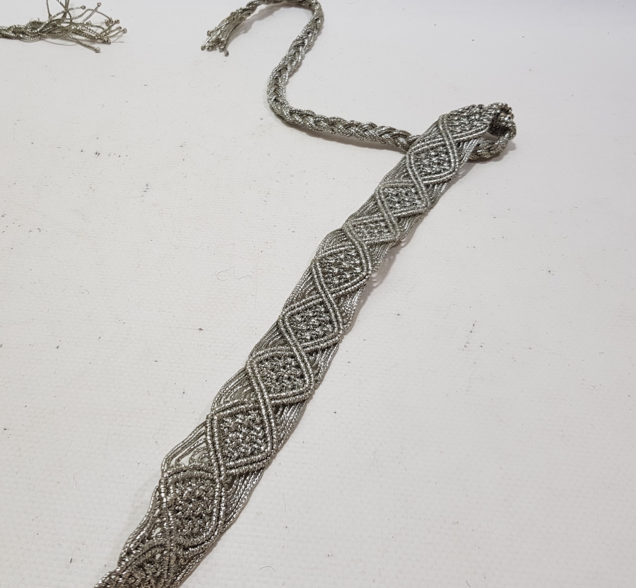 GÜMÜŞ SİMLİ ANTİKA GELİN KEMERİ