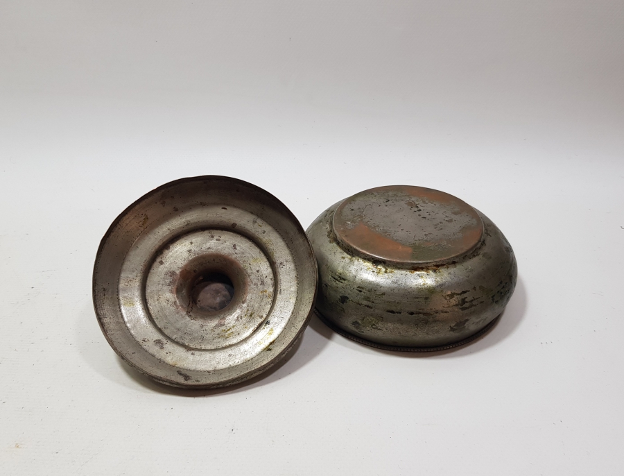 OSMANLI DÖNEMİ BAKIR TENCERE FORMLU MAYALIK