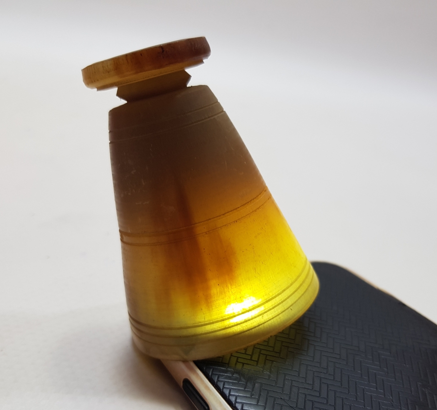 OSMANLI DÖNEMİ NADİR RENKTE BOYNUZ ZEMZEMLİK