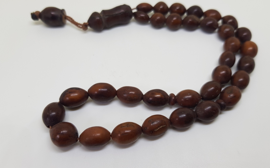 OSMANLI DÖNEMİ KEMANE TORNA USTA YAPIMI KUKA TESPİH