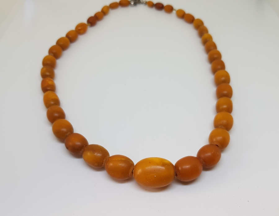 1800 BAŞLARI ÇOK NADİR SECCAR DAMLA KEHRİBAR GERDANLIK