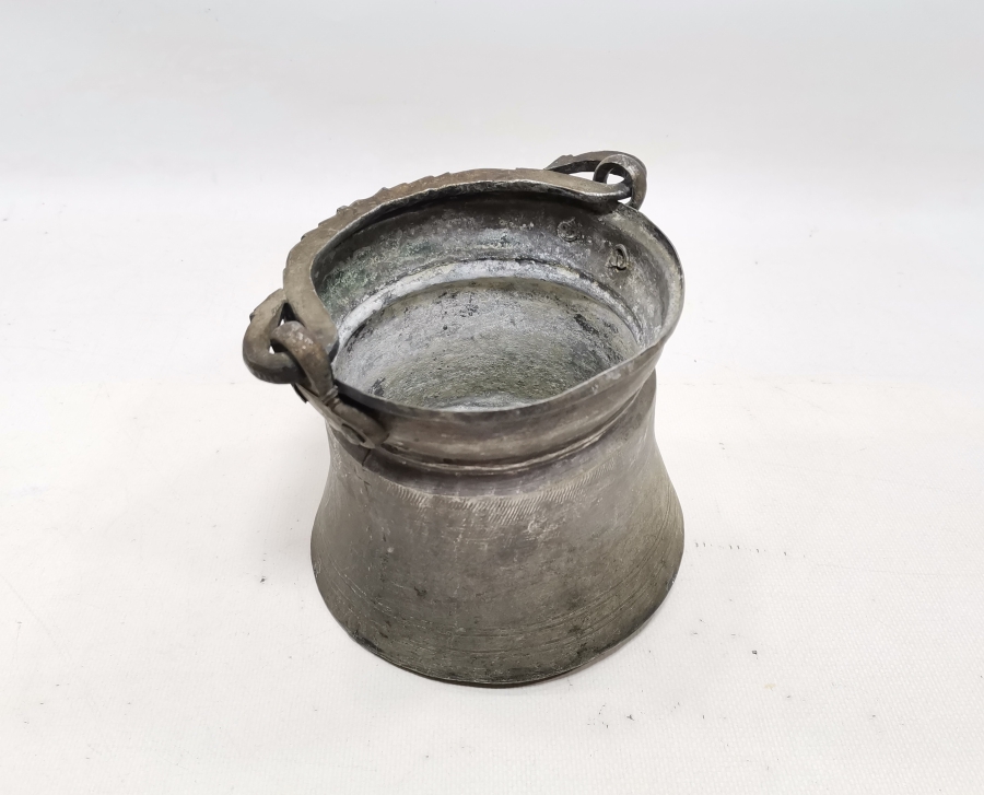 OSMANLI DÖNEMİ TUTMACI YILAN BAŞLI BAKIR YOĞURT BAKRACI